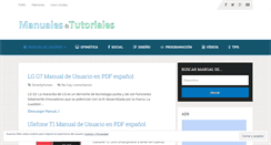 Desktop Screenshot of manualesytutoriales.com