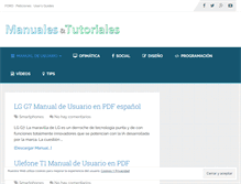 Tablet Screenshot of manualesytutoriales.com